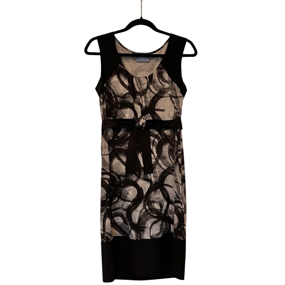 Simply Vera Vera Wang Sleeveless Mini Dress, Black & Tan, Size Small (OBO)